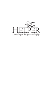 The Helper Book - Calvary Church of Naperville