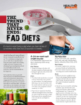 The Trend That Never Ends: Fad Diets