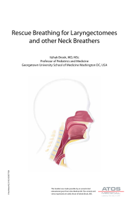 Rescue Breathing for Laryngectomees and other