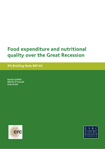 Food expenditure - Institute for Fiscal Studies