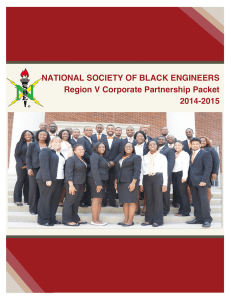 NATIONAL SOCIETY OF BLACK ENGINEERS Region V Corporate