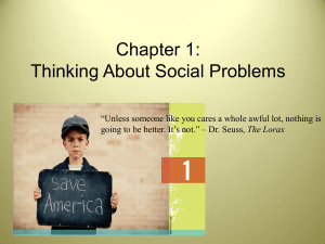 Social Problems Research