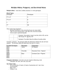 Multiple Alleles and Polygenic Inheritance