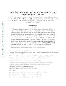 Jura et al. 2004 - Department of Physics and Astronomy