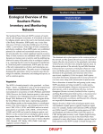 Ecological Overview of the Southern Plains Inventory and