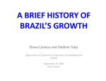 A brief history of Brazil`s growth