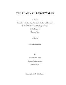the roman villas of wales - oURspace Home