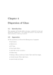 Chapter 4 Dispersion of Glass