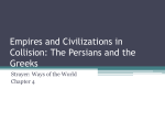 Empires and Civilizations in Collision: The Persians and the Greeks