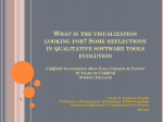 What is the visualization looking for? Some reflections in qualitative