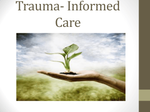 Trauma- Informed Care - Vanderbilt University Medical Center