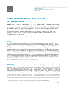 Neural predictors of evaluative attitudes toward