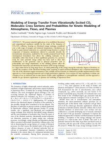 Modeling of Energy Transfer From Vibrationally Excited CO2