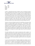 Mr. Miller Biology 401A Biology Essay BEGÜM COUAL A species is