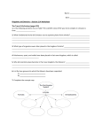 Name: Date: Kingdoms and Domains – Section 15.4 Worksheet The