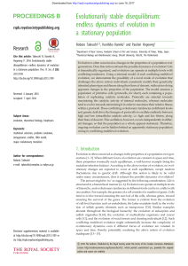 Evolutionarily stable disequilibrium: endless dynamics of evolution