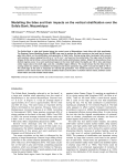 Modelling the tides and their impacts on the vertical stratification