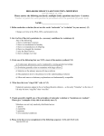 BIOL404/504 MOLECULAR EVOLUTION