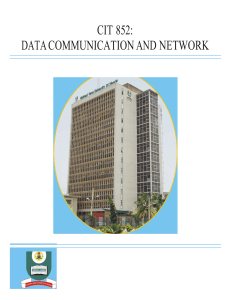 cit 852: data communication and network