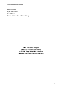 Fifth National Report of the Government of the Federal