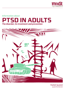 ptsd in adults - Psykiatrien i Region Midtjylland