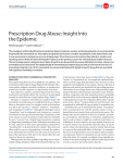 Prescription Drug Abuse: Insight Into the Epidemic