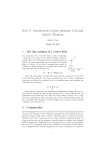 Note 3 - Introduction to Line integrals, Curl and Stoke`s Theorem