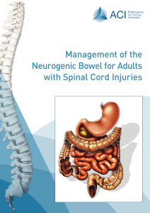Management of the Neurogenic Bowel for Adults with