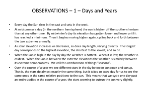 OBSERVATIONS (1)