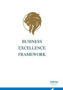 business excellence framework