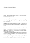 Glossary of Medical Terms - Ministry of the Attorney General