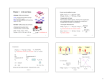 Chapter 4 Acids and bases