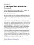 Tax Implications When an Employee Is Terminated