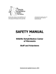 safety manual - The Wildlife Rehabilitation Center of Minnesota