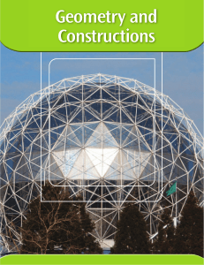 Geometry and Constructions