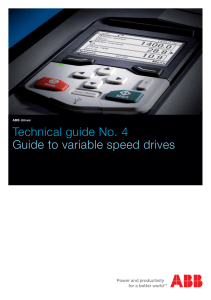 Technical guide No. 4, Guide to variable speed drives