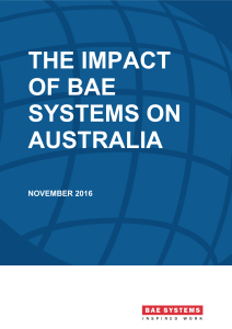 THE IMPACT OF BAE SYSTEMS ON AUSTRALIA