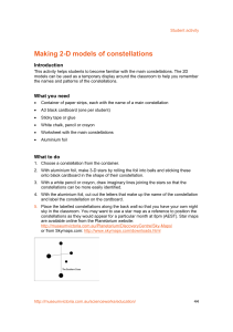 Constellations activities (PDF 185KB)
