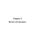 Chapter-2 Review of Literature