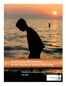 Great Lakes Restoration and the Threat of Global Warming