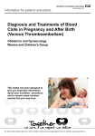 Diagnosis and Treatments of Blood Clots in Pregnancy