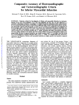 Electrocardiographic And Vectorcardiographic Criteria