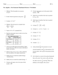 ExamView - Pre-Algebra - 1st Semester Benchmark Review 1.tst
