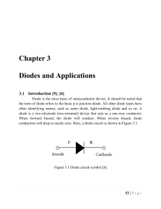Chapter 3 Diodes and Applications