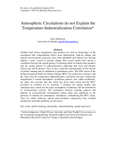 Atmospheric Circulations do not Explain the