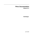 Phinx Documentation