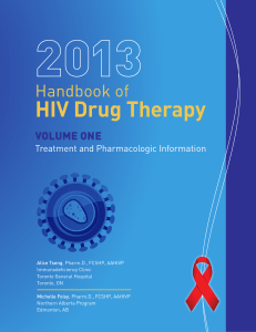 HIV Drug Therapy - Immunodeficiency Clinic