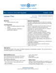 Lesson Plan - Science North