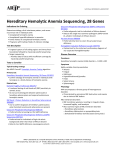 Hereditary Hemolytic Anemia Sequencing, 28 Genes