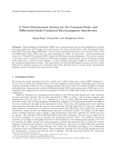 A Novel Measurement System for the Common-Mode